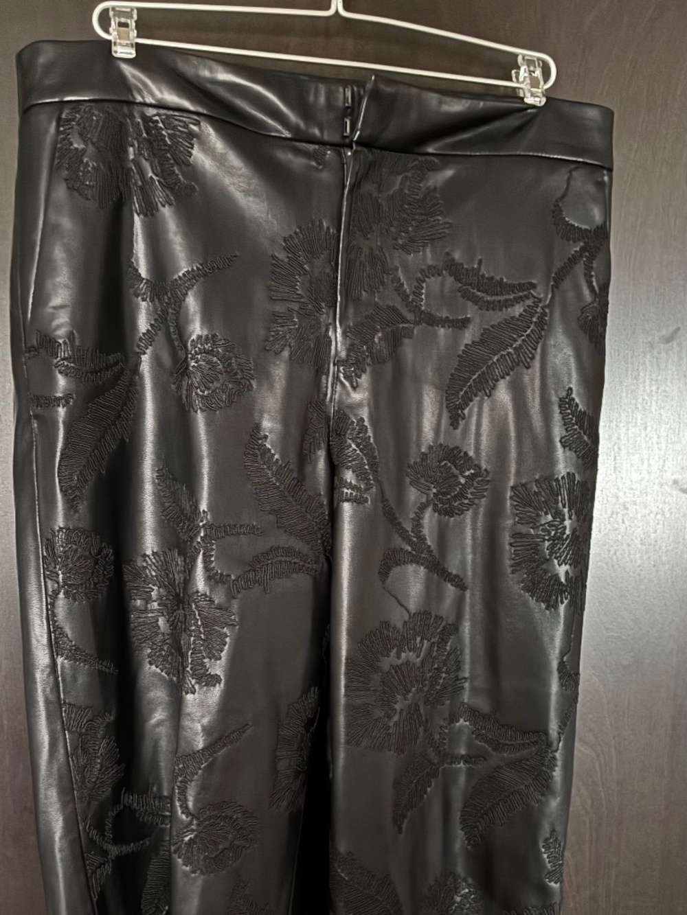 Chicos vegan black leather pants
